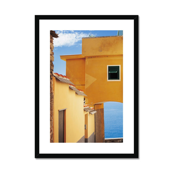 Archway to the Sea - Cinque Terre Collection Framed & Mounted Print