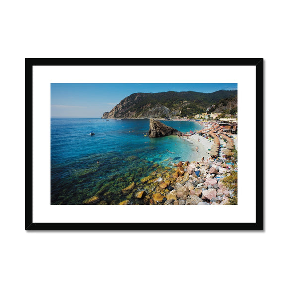 Summer in Monterosso - Cinque Terre Collection Framed & Mounted Print