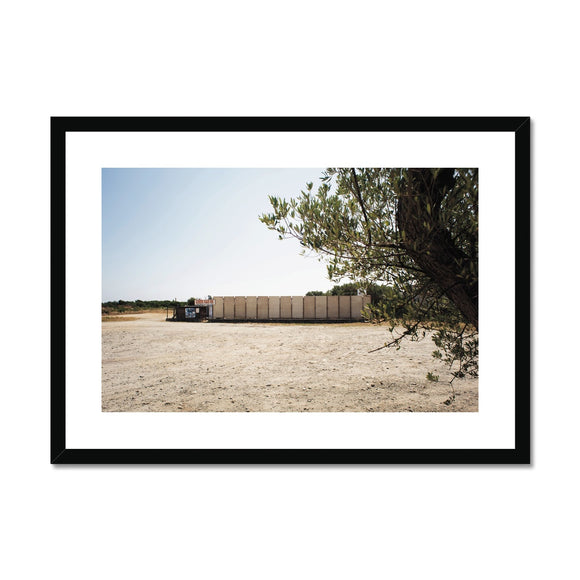 Olive Tree at the Plein Air Cinema - Corsica Collection Framed & Mounted Print