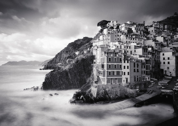 Riomaggiore with Whispy Water - Cinque Terre Collection