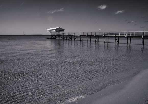 Jetty in Black and White - Sorrento Beach Collection