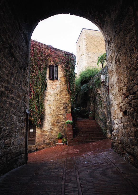 Archway in San Gimignano - Tuscany Collection