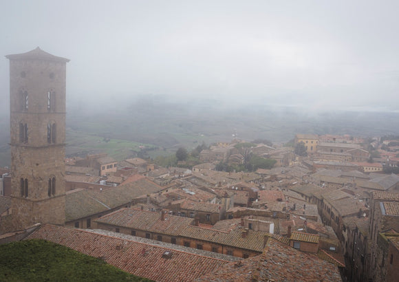 Volterra Through the Mist - Tuscany Collection