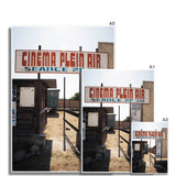 Entrance to the Cinema Plein Air - Corsica Collection Fine Art Print