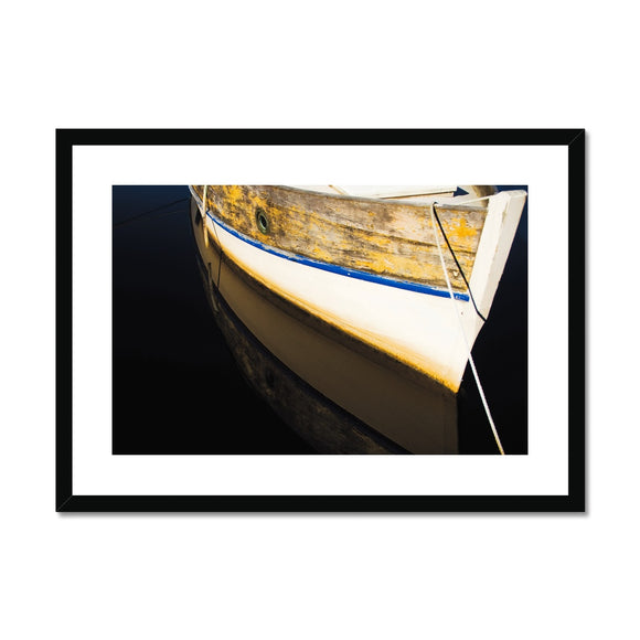 Boat Reflection  Framed & Mounted Print - Arte Della Fotografia