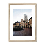 San Gimignano on a Damp, Misty Morning - Tuscany Collection  Framed & Mounted Print