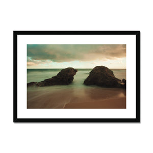 Moody Sea in Colour Framed & Mounted Print