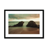 Moody Sea in Colour Framed & Mounted Print