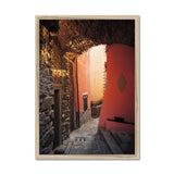 Sunlight Through the Archway Framed Print