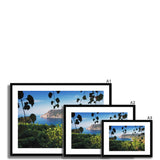 Monterosso Through The Vines - Cinque Terre Collection Framed & Mounted Print