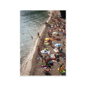 Bathers in the Late Afternoon Sun - Cinque Terre Collection Fine Art Print