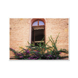 Window and Bougainvillea  Fine Art Print