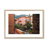 Colourful Courtyard Framed & Mounted Print