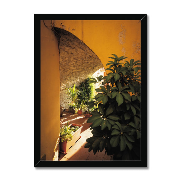 Yellow Archway Framed Print