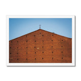 Pigeons on the Church - Tuscany Collection  Framed Print