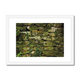 Moss Covered Wall of San Martino  Framed & Mounted Print