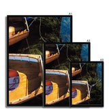 Boats and Reeds Framed Print - Arte Della Fotografia