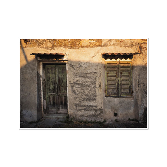 Window, Door and Shadow Fine Art Print