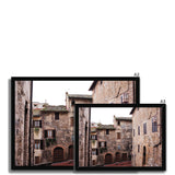 San Gimignano Buildings - Tuscany Collection Framed Print