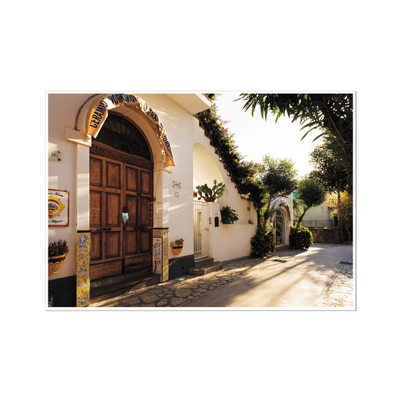 Anacapri Main Street - Capri Collection Fine Art Print