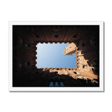 Turret Shadows - Tuscany Collection Framed Print