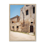 Sandstone Building - Corsica Collection Framed Print