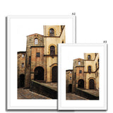 A Quiet Corner in Volterra Framed & Mounted Print