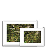 Moss Covered Wall of San Martino  Framed & Mounted Print