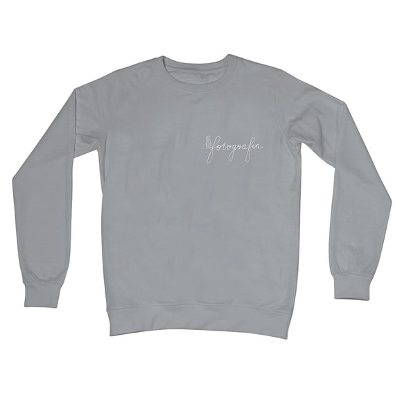 Arte Della Fotografia With Small Logo Crew Neck Sweatshirt