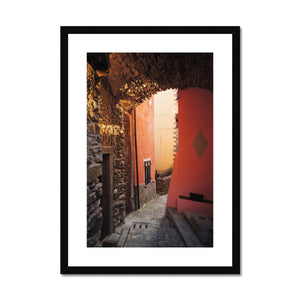 Sunlight Through the Archway Framed & Mounted Print