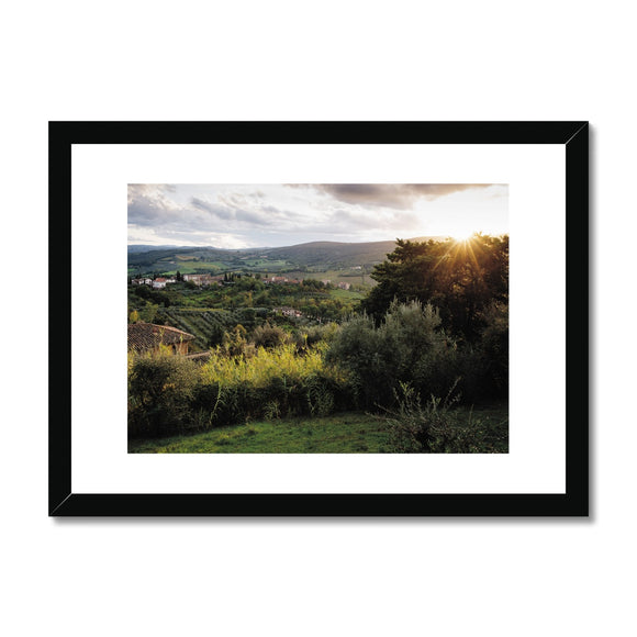 A Little Corner - Tuscany Collection  Framed & Mounted Print