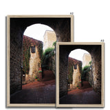 Archway in San Gimignano - Tuscany Collection  Framed Print