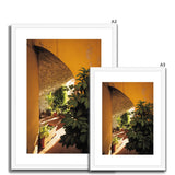 Yellow Archway Framed & Mounted Print