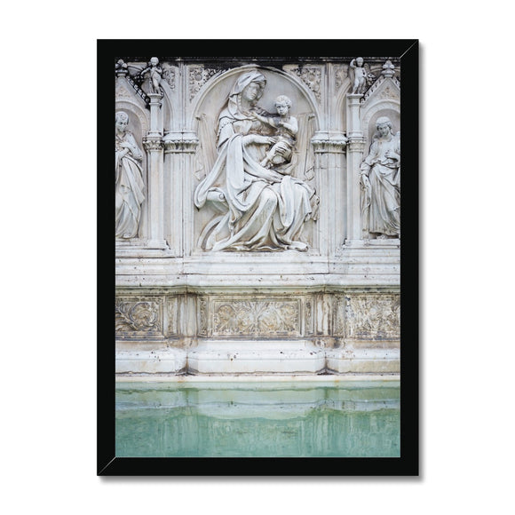 Fountain Detail - Tuscany Collection  Framed Print