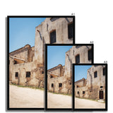 Sandstone Building - Corsica Collection Framed Print