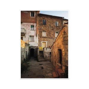 Original Buildings and Tunnel Fine Art Print