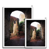 Archway in San Gimignano - Tuscany Collection  Framed Print