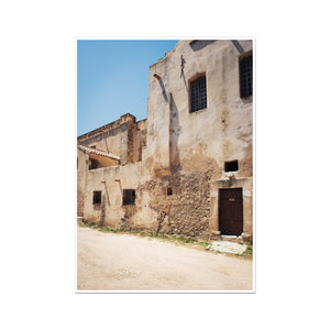 Sandstone Building - Corsica Collection Fine Art Print