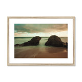 Moody Sea in Colour Framed & Mounted Print