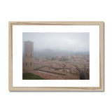 Volterra Through the Mist - Tuscany Collection  Framed & Mounted Print