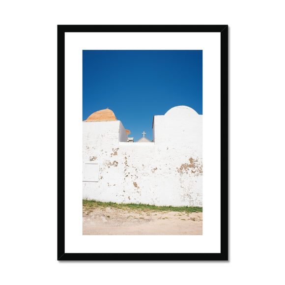 Peeling Paint - Corsica Collection Framed & Mounted Print