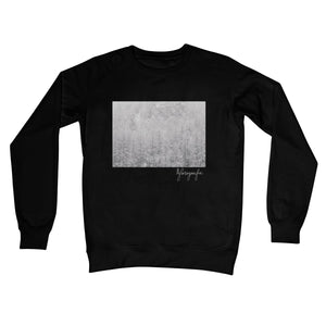 Snow Covered Trees Crew Neck Sweatshirt