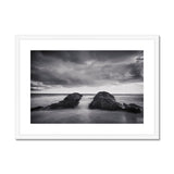 Moody Sea Framed & Mounted Print