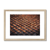 Terracotta Roof Detail - Tuscany Collection  Framed & Mounted Print