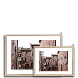 San Gimignano Buildings - Tuscany Collection Framed & Mounted Print