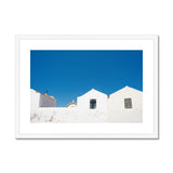 Blue and White - Corsica Collection Framed & Mounted Print