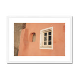 Window and Curves Framed & Mounted Print