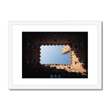 Turret Shadows - Tuscany Collection Framed & Mounted Print