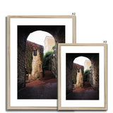 Archway in San Gimignano - Tuscany Collection  Framed & Mounted Print