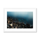 Turquoise and Rocks - Cinque Terre Collection  Framed & Mounted Print